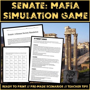 Preview of Senate:  A Roman Society Simulation Game