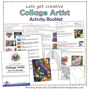 Senior Girl Scout Collage Artist Activity Booklet by Leader Connecting ...