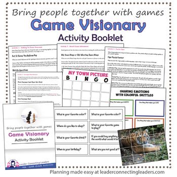 Preview of Senior Girl Scout Game Visionary Activity Booklet