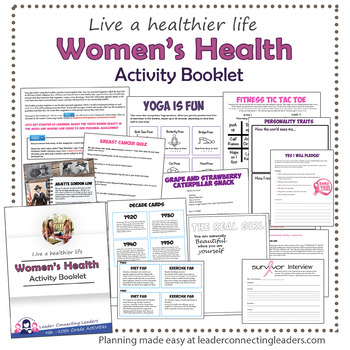 Preview of Senior Girl Scout Women's Health Activity Booklet
