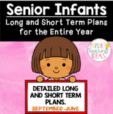 Senior Infants Long and Short Term Plans for the Entire Year