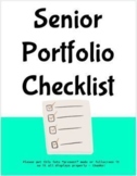 Senior Portfolio Checklist: careers & colleges search, job