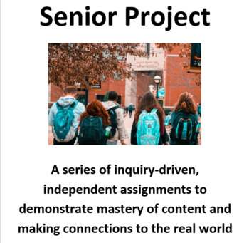 Preview of Senior Project: Research, Writing, and Service Learning