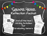 Senior Reflection Packet: End of the Year Writing Activities for Seniors