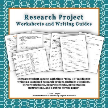 research projects questions and guided organization worksheets tpt