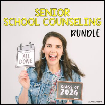 Preview of Senior School Counseling Bundle