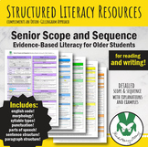 NEW Senior Scope and Sequence for Reading and Writing