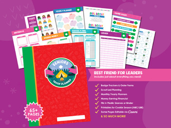 Preview of Seniors Troop Planner | 8.5 x 11 | Troop Leader | Girl Scouts | GS