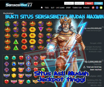 Sensasibet77 Slot Gacor Deposit Via Bank Jago Online24jam Terbaik & Terpercaya