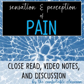 Preview of Sensation & Perception: Pain Close Read & Video Discussion
