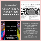 Sensation & Perception Unit Bundle (45-50 Minute Periods)