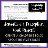 Sensation & Perception Unit Project | Five Senses Children