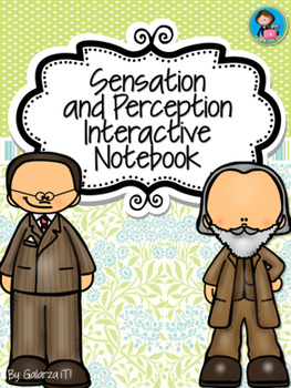 Preview of Sensation and Perception Interactive Notebook Activities and Posters Bundle Set