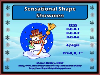 Preview of Sensational Shape Snowmen