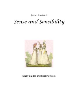 Preview of Sense and Sensibility Study Guides and Tests