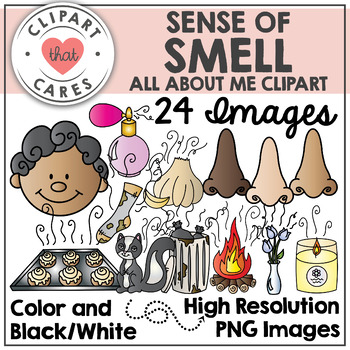 to smell clipart