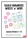 Sensei-tional Classrooms Kanji Wipe 'n' Write: Japanese Nu