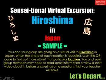 Preview of Sensei-tional Virtual Excursion: Hiroshima in Japan - Sample