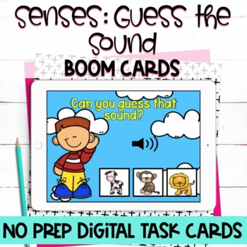 Preview of Senses Guess the Sound Boom Cards