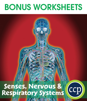 Preview of Senses, Nervous & Respiratory Systems Gr. 5-8 - BONUS WORKSHEETS
