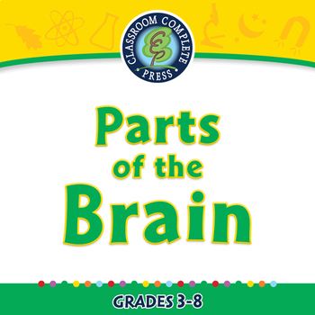 Preview of Senses,Nervous & Respiratory Systems: Parts of the Brain - NOTEBOOK Gr. 3-8