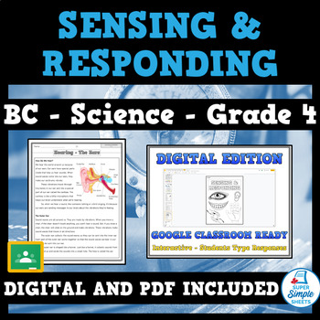 Preview of BC Grade 4 Science - Sensing and Responding: Biomes - NEWLY UPDATED!