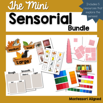 Preview of Sensorial Mini Bundle Montessori