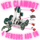 Sensors on Vex Clawbot 1: Project and RobotC practice