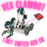 Sensors on Vex Clawbot 3: Limit Switch add on