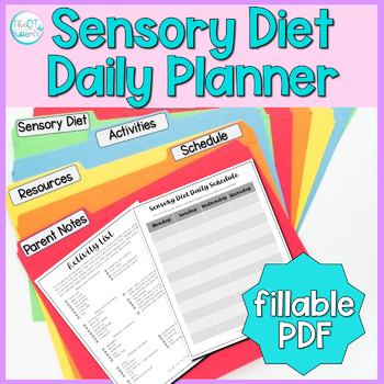 Preview of Sensory Activities: No Prep Daily Planner