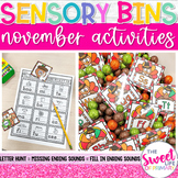 Sensory Bin Activities | November