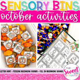 Sensory Bin Activities | October