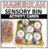 Sensory Bin Activity Cards for Hanukkah