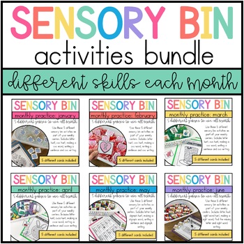 Preview of Sensory Bin Bundle For All Year-Kindergarten