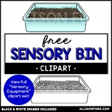 FREE Sensory Bin Clip Art - Occupational Therapy Clip Art