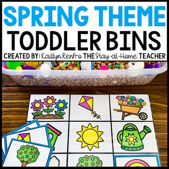 Preview of Spring Toddler Sensory Bin Activities | Homeschool Preschool | Fine Motor Skills
