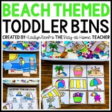 Beach Summer Toddler Sensory Bin Activities | Homeschool P