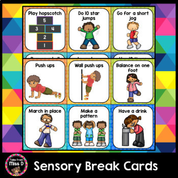 Preview of Sensory Break and Movement Cards