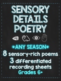 Sensory Details Poetry Stations