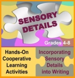 Sensory Detail Puzzle and Descriptive Writing Activities: 