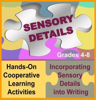 Preview of Sensory Detail Puzzle and Descriptive Writing Activities (Standards-Based)