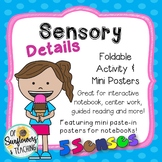 Sensory Details Interactive Notebook Foldable & Mini Poster Set