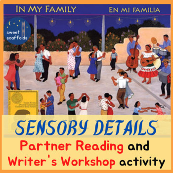 Preview of Sensory Details: Carmen Lomas Garza "In My Family" Reading + Writing Activity