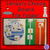 Sensory Diet Choice and Schedule File Folder for Autism
