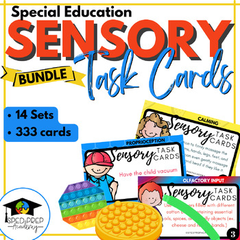 Preview of Sensory Task Cards Bundle