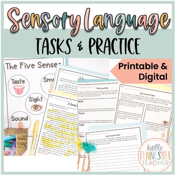 Sensory Language Activities, Sensory Details - Printable Worksheets