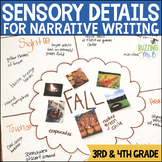 Sensory Language Narrative Writing Lesson Plans + Activities