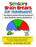 Sensory Modulation Breaks for Homework Time!