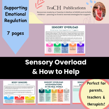 Preview of Sensory Overload & How to Help - Emotional Regulation - Autism ADHD Anxiety