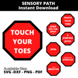 Sensory Path Instant Download, Activity Spots Sensory Path
